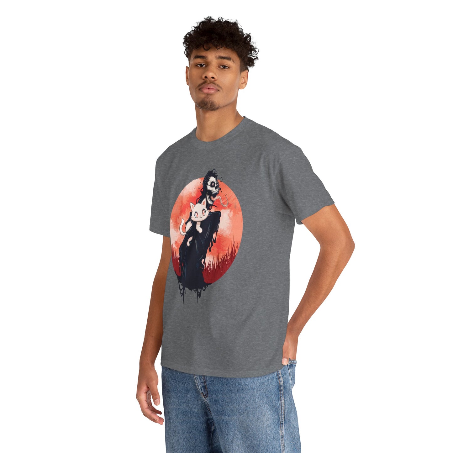 Cat Person Unisex Heavy Cotton Tee