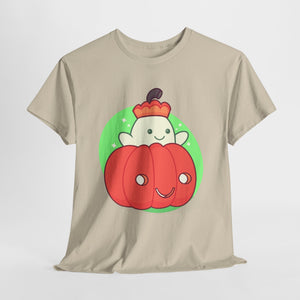 Pumpkin Ghost Unisex Heavy Cotton Tee