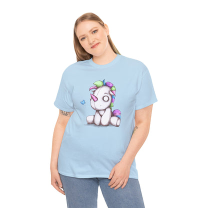 Plushie Unicorn Unisex Heavy Cotton Tee