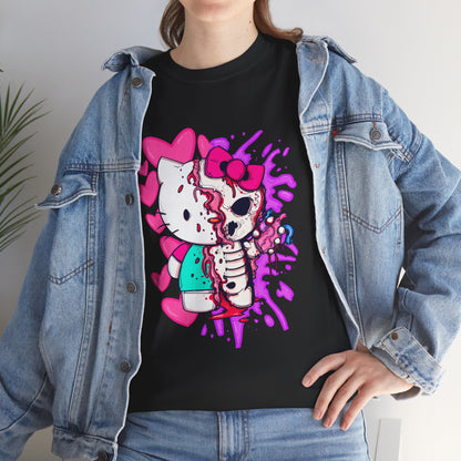 Zombie Kitty Unisex Heavy Cotton Patreon Tee