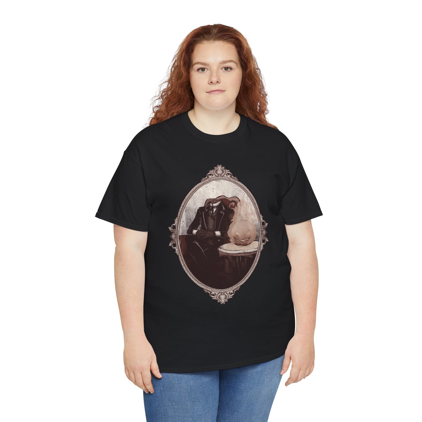 Victorian Headless Horseman Unisex Heavy Cotton Tee