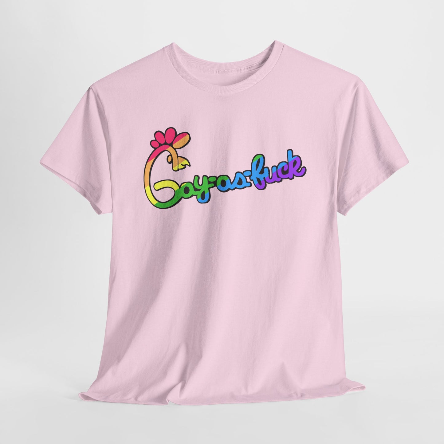 Gay Chicken Unisex Heavy Cotton Tee