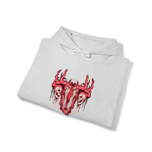 Uterus From Hell Unisex Heavy Blend Hooded Sweatshirt