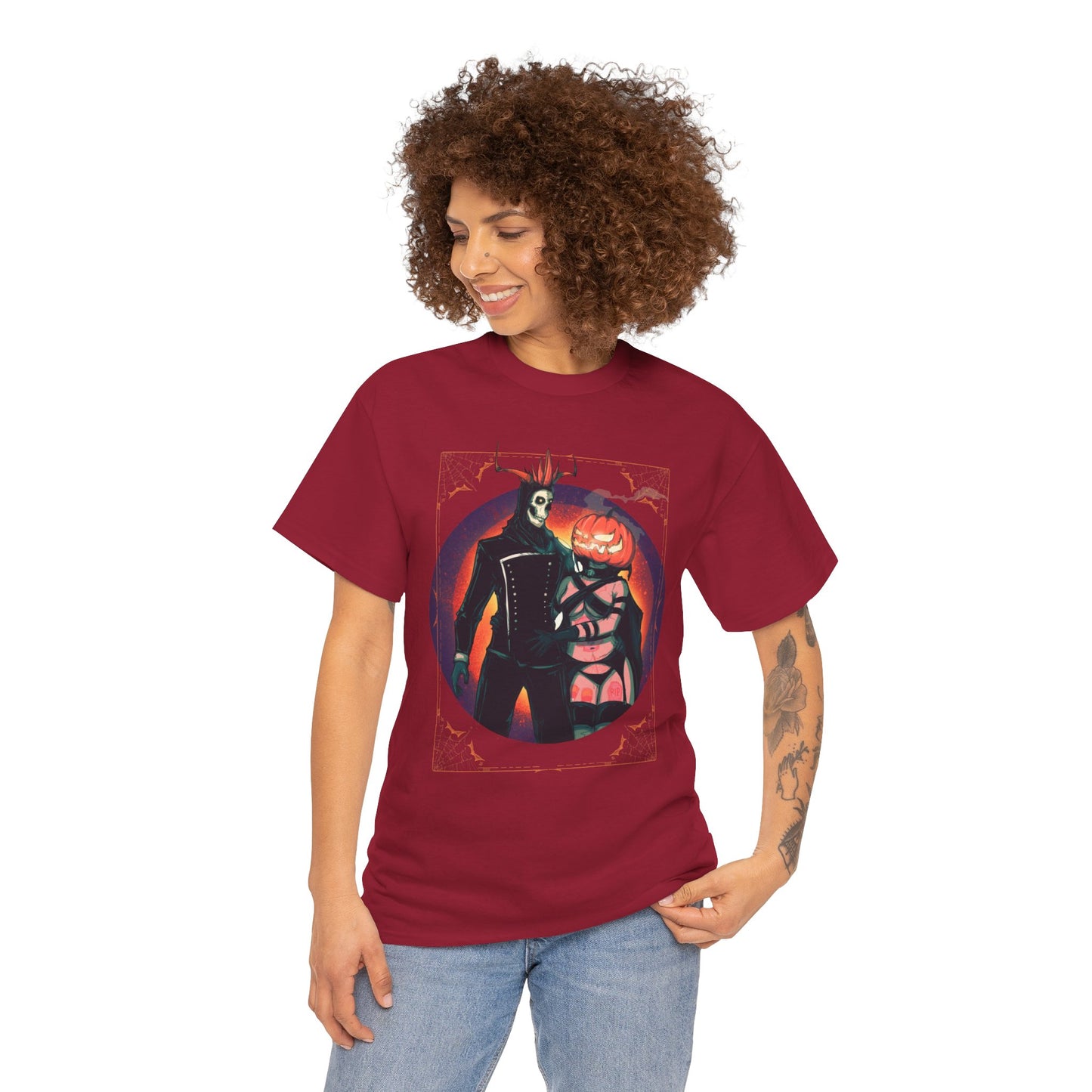 Pumpkin King & Queen Unisex Heavy Cotton Tee