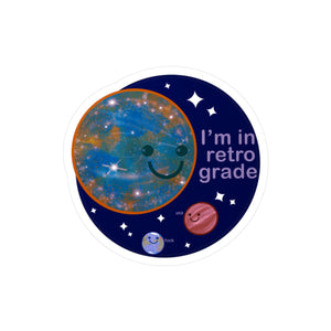 Mercury In Retrograde Kiss-Cut Vinyl Decal