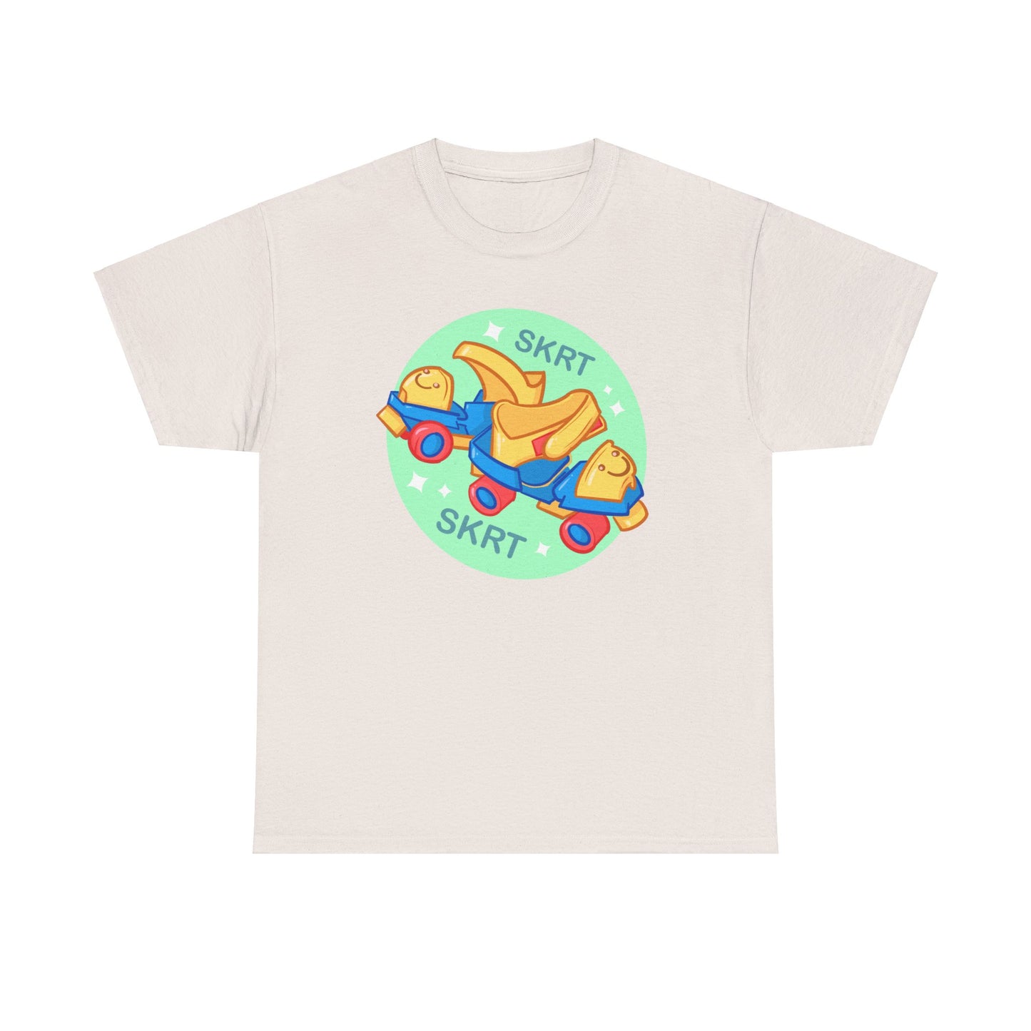 Roller Skates Unisex Heavy Cotton Tee
