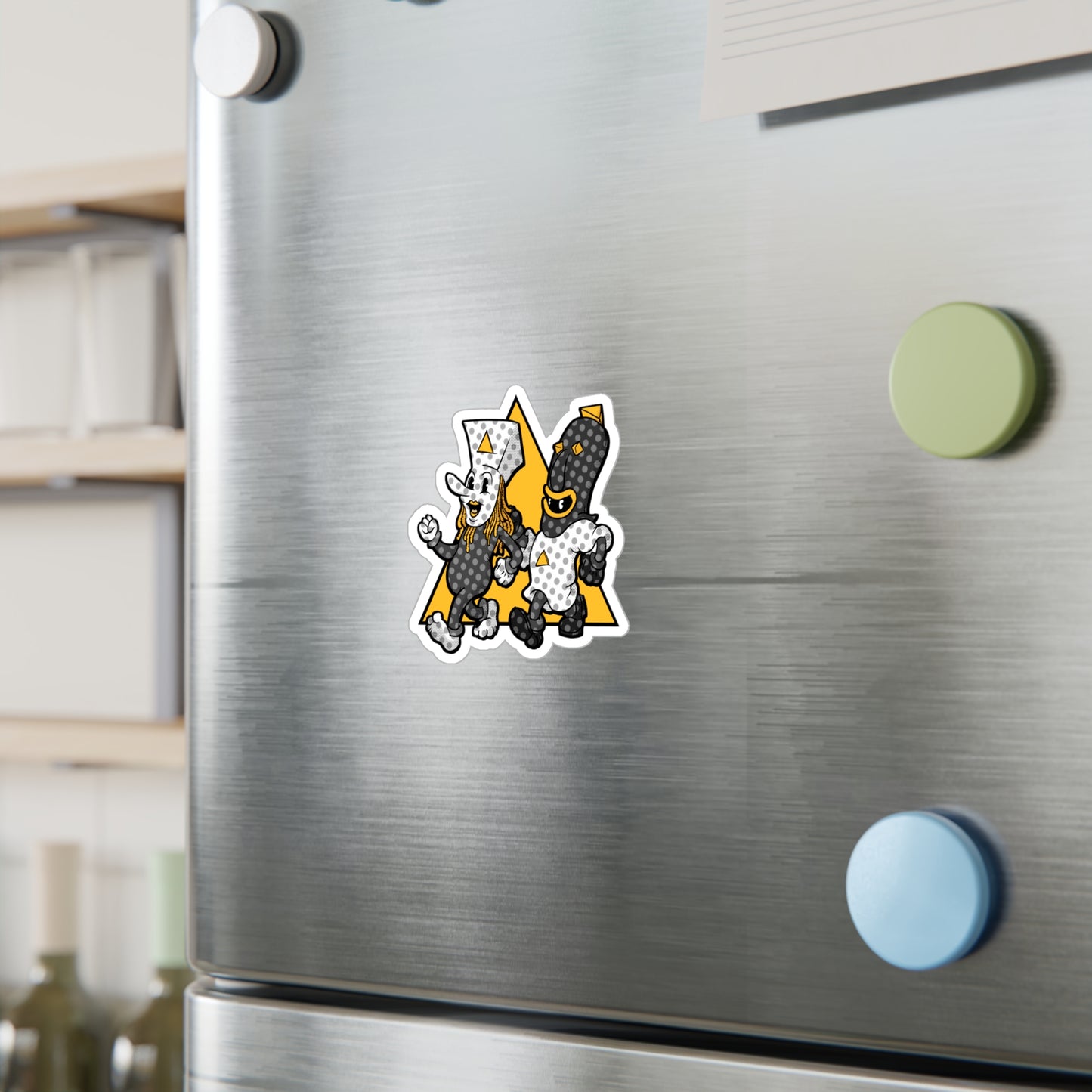 Microtonal Rubber Hose Kiss-Cut Vinyl Decal