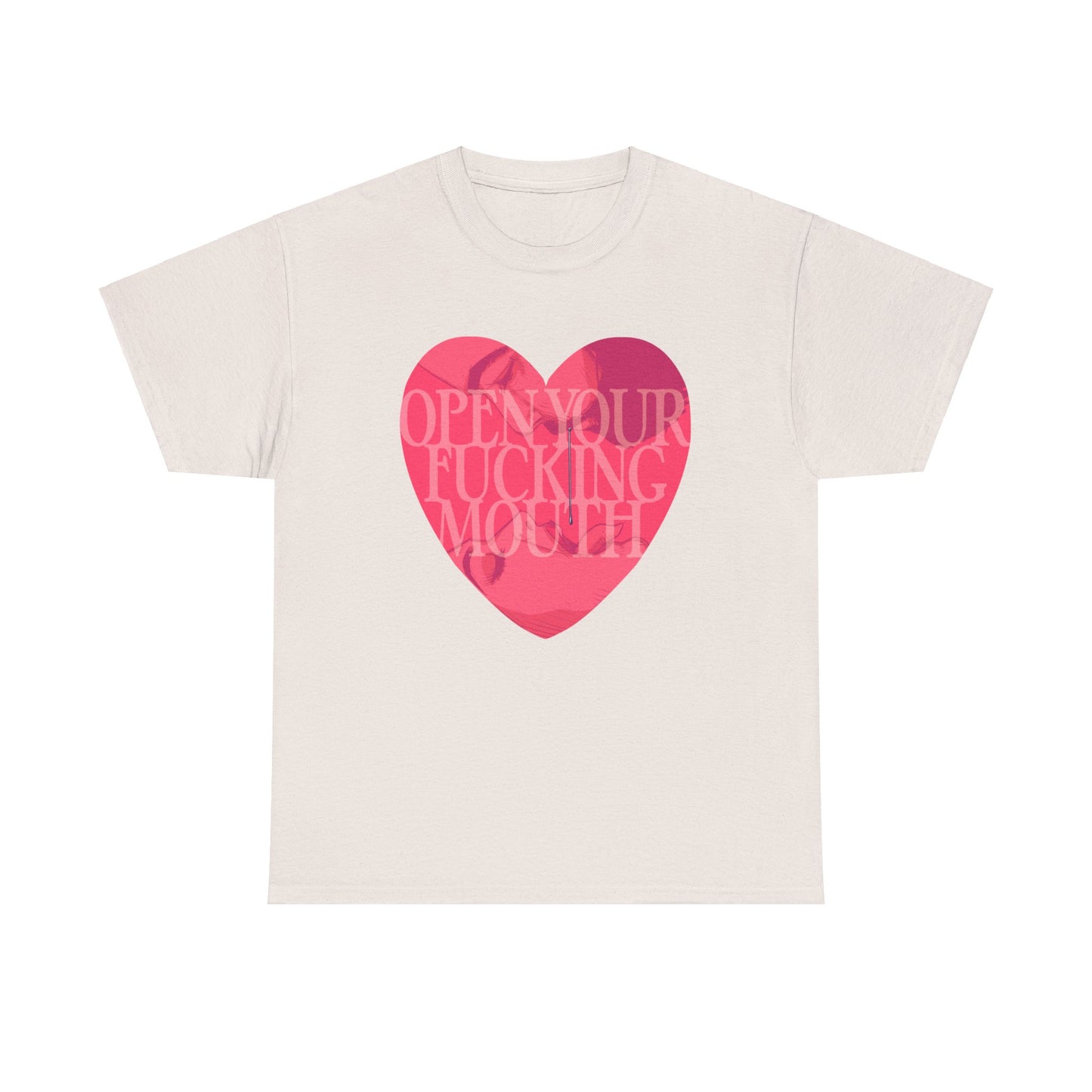 Open Your Mouth Unisex Heavy Cotton Tee