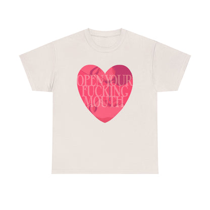 Open Your Mouth Unisex Heavy Cotton Tee