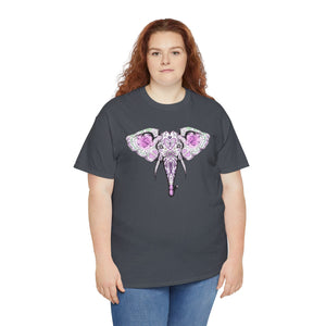 Sugar Skull Elephant Unisex Heavy Cotton Tee