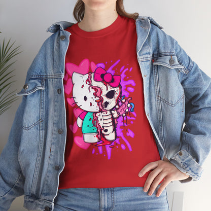 Zombie Kitty Unisex Heavy Cotton Patreon Tee