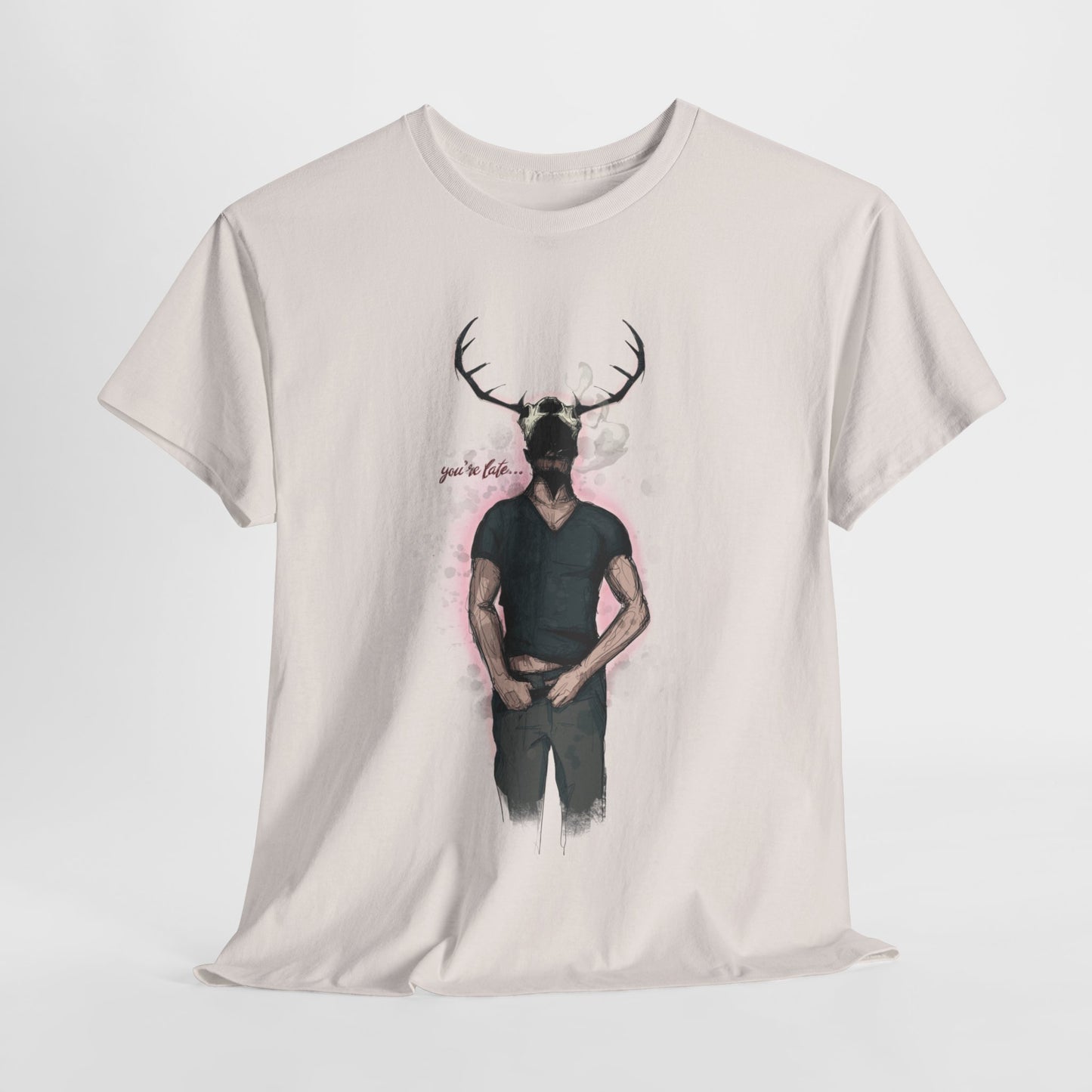 Deer Daddy Series 5: Youre Late Unisex Heavy Cotton Tee