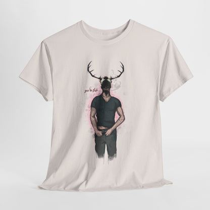 Deer Daddy Series 5: Youre Late Unisex Heavy Cotton Tee
