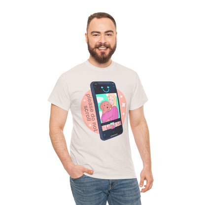 Don't Scroll Unisex Heavy Cotton Tee
