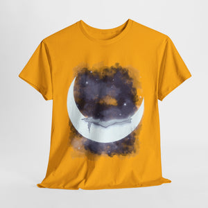 The Girl Who Loved The Moon Unisex Heavy Cotton Tee