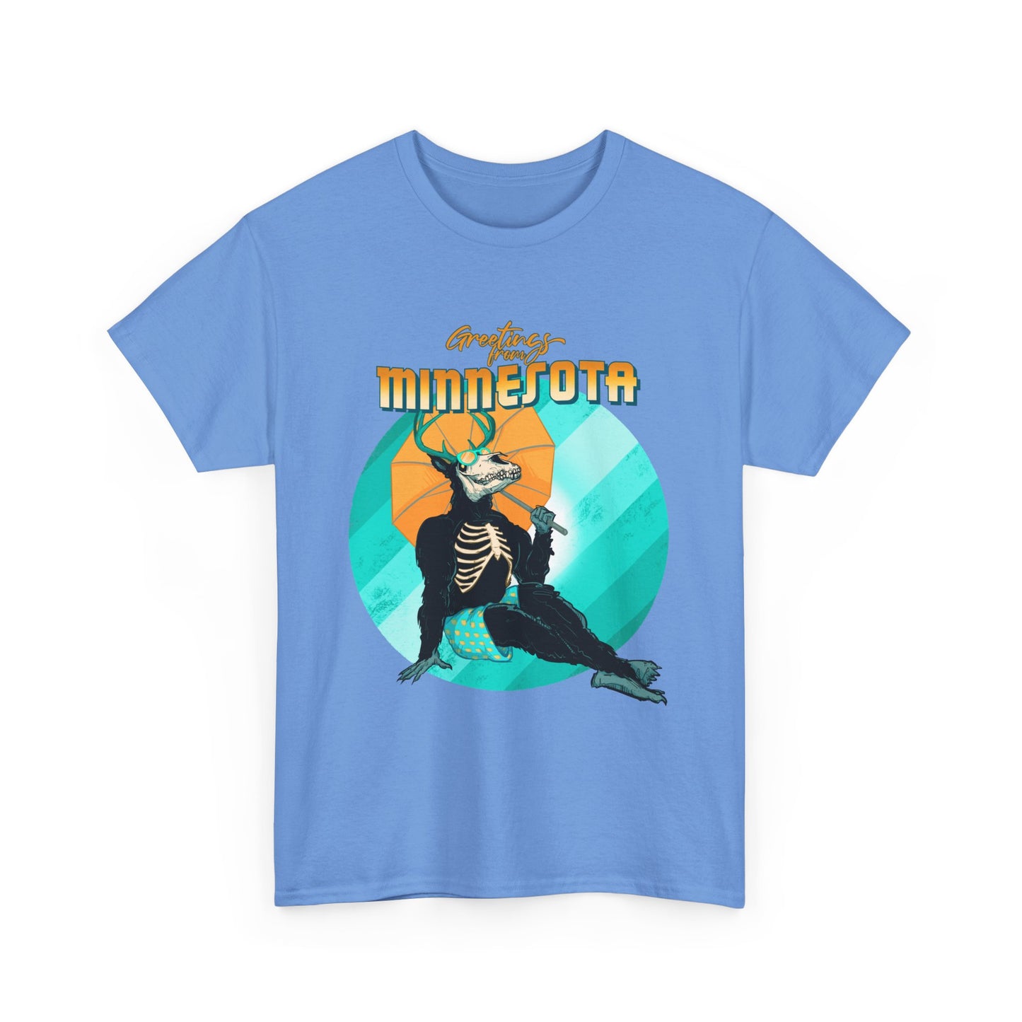 Cryptid Pinup: Minnesota Unisex Heavy Cotton Tee