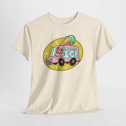 Ice Cream Truck Unisex Heavy Cotton Tee