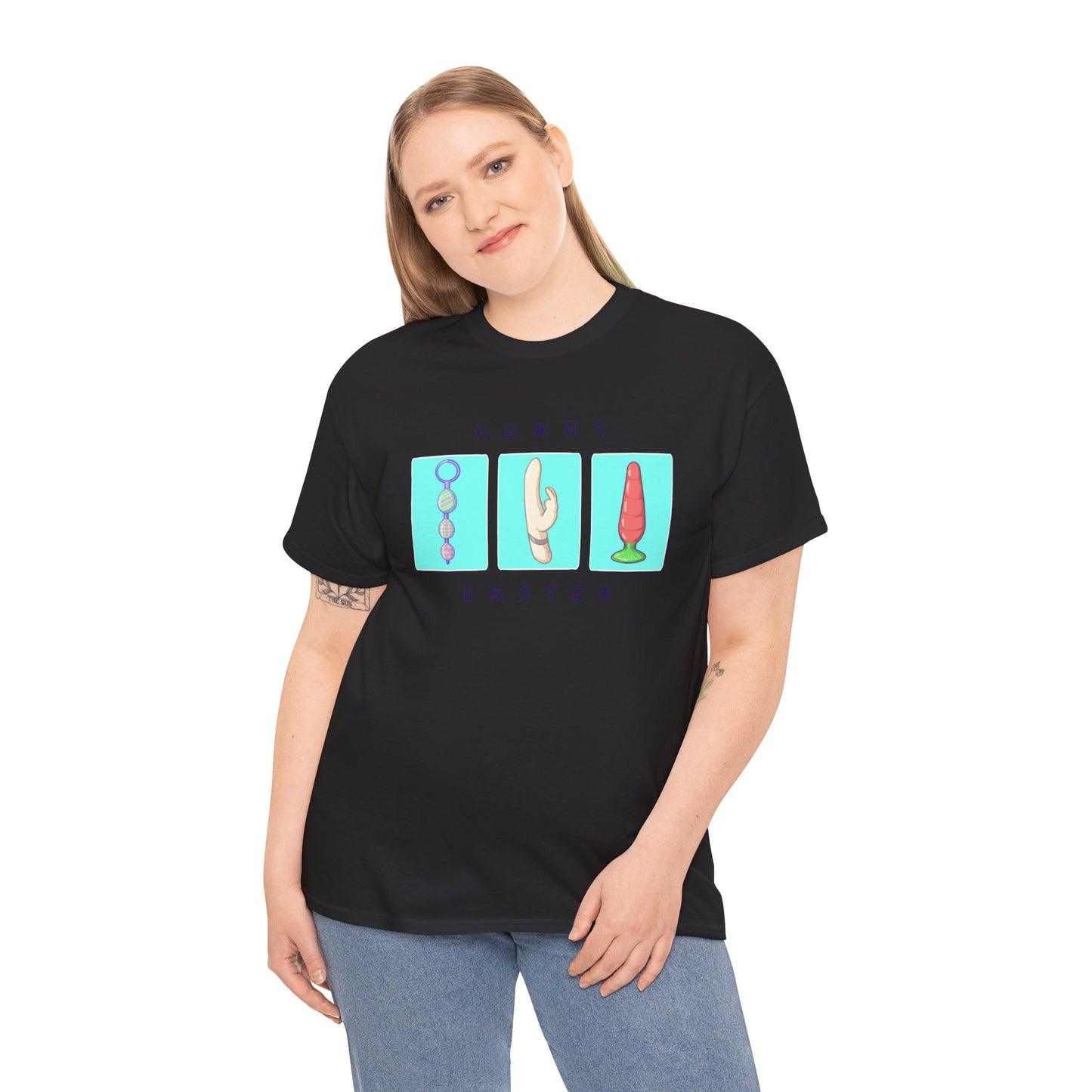 Horny Easter Unisex Heavy Cotton Tee
