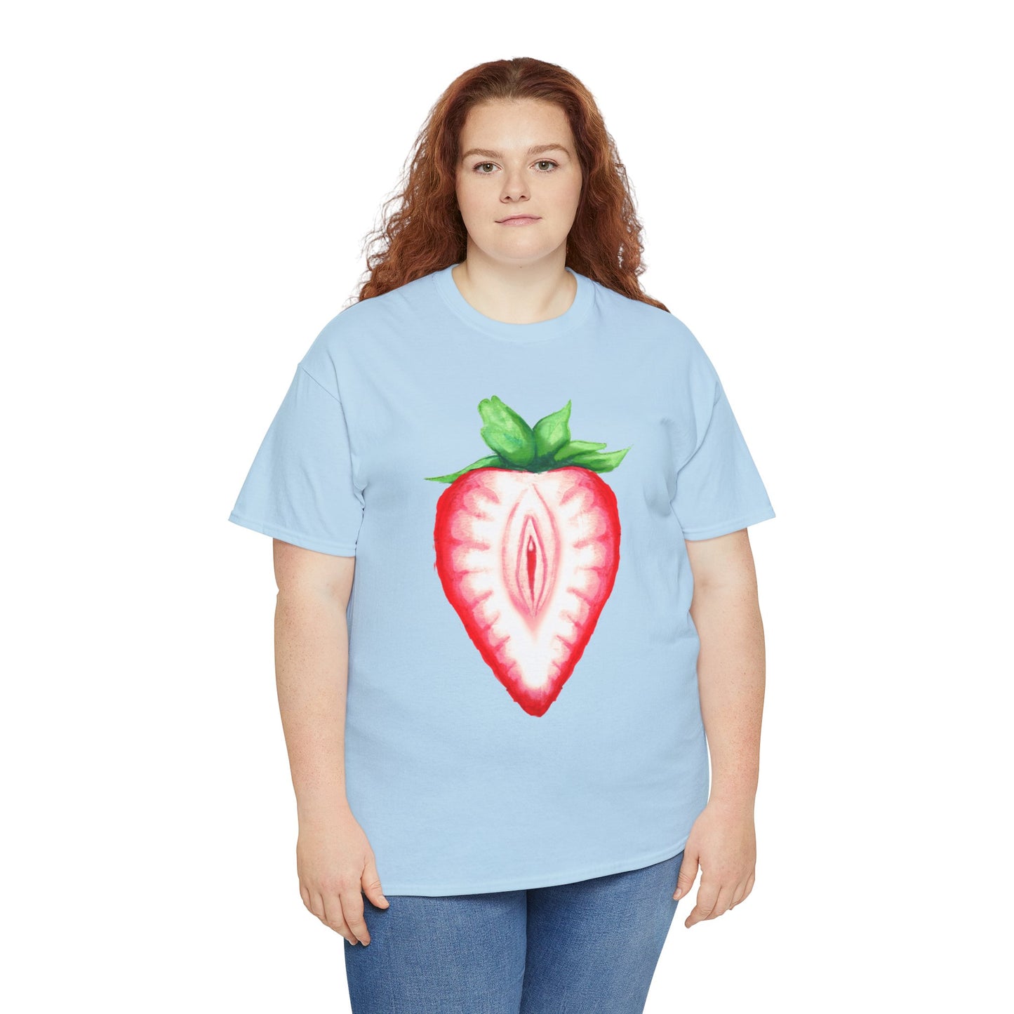 Juicy Strawberry Unisex Heavy Cotton Tee