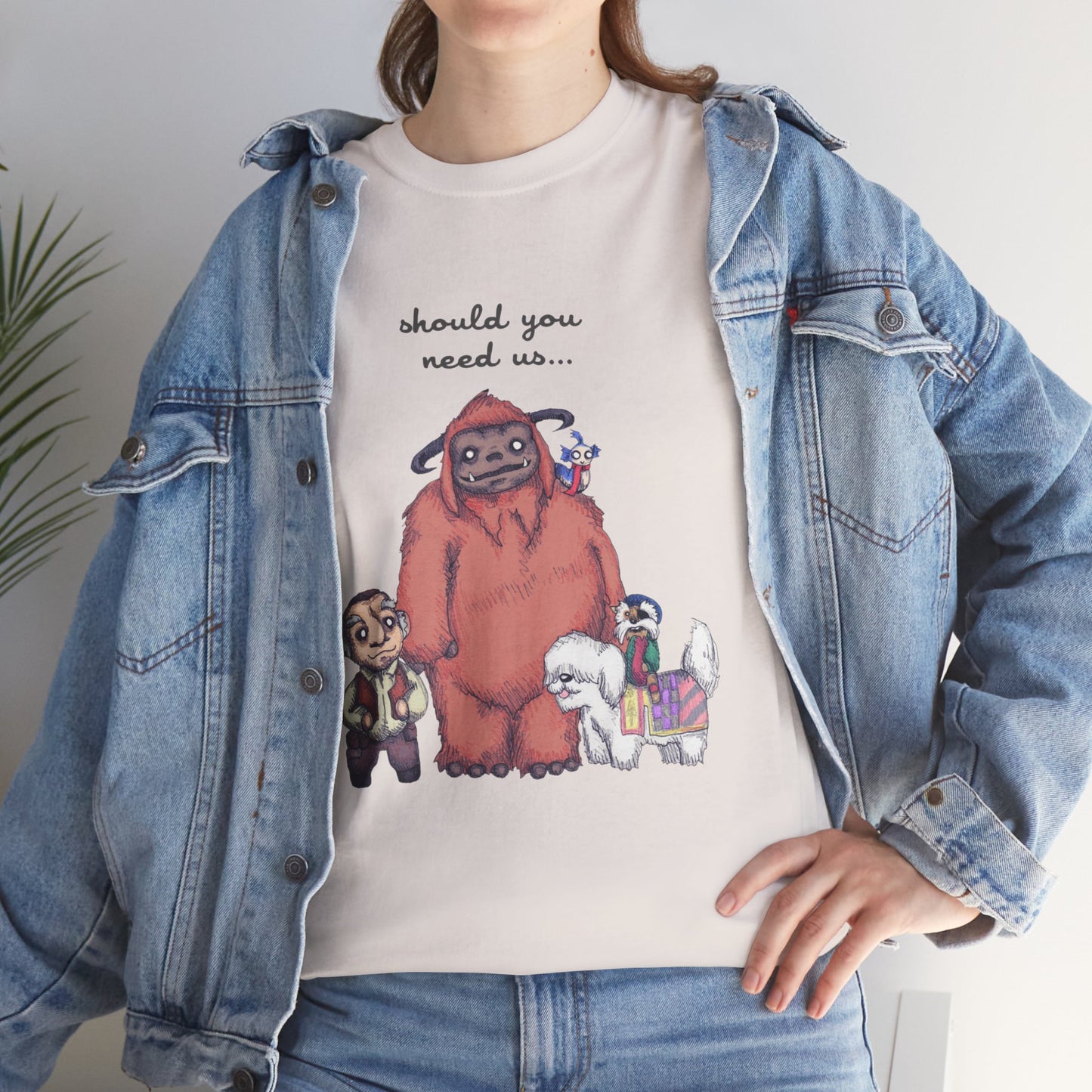 Should You Need Us Unisex Heavy Cotton Tee
