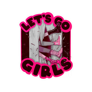 Let's Go Girls Kiss-Cut Vinyl Decal