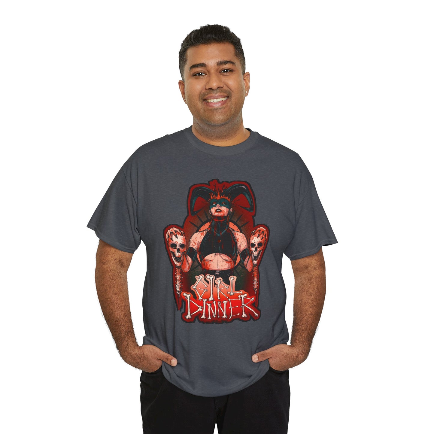 Girl Dinner Unisex Heavy Cotton Tee