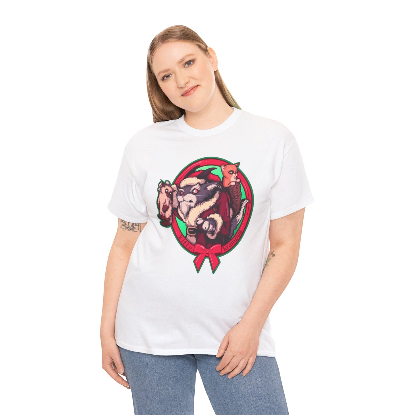 Kitty Krampus Unisex Heavy Cotton Tee