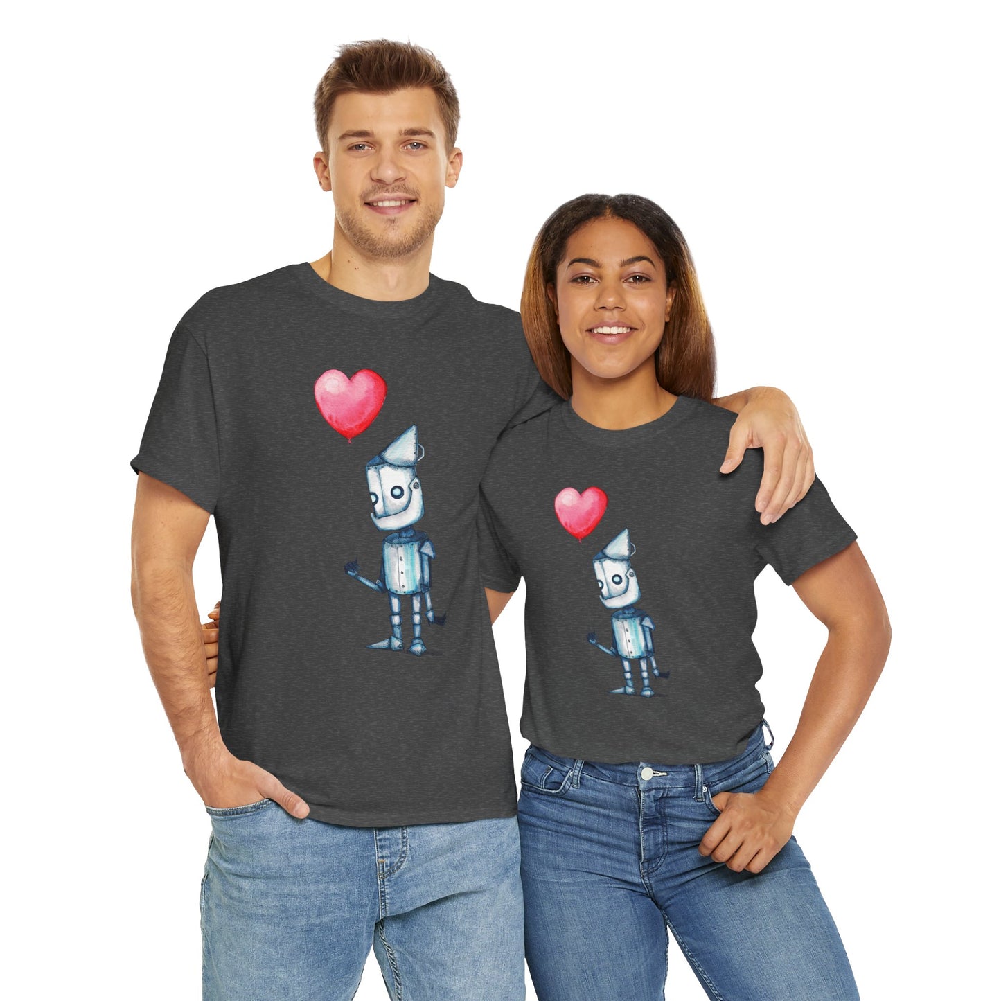 Tinman Gets A Heart Unisex Heavy Cotton Tee