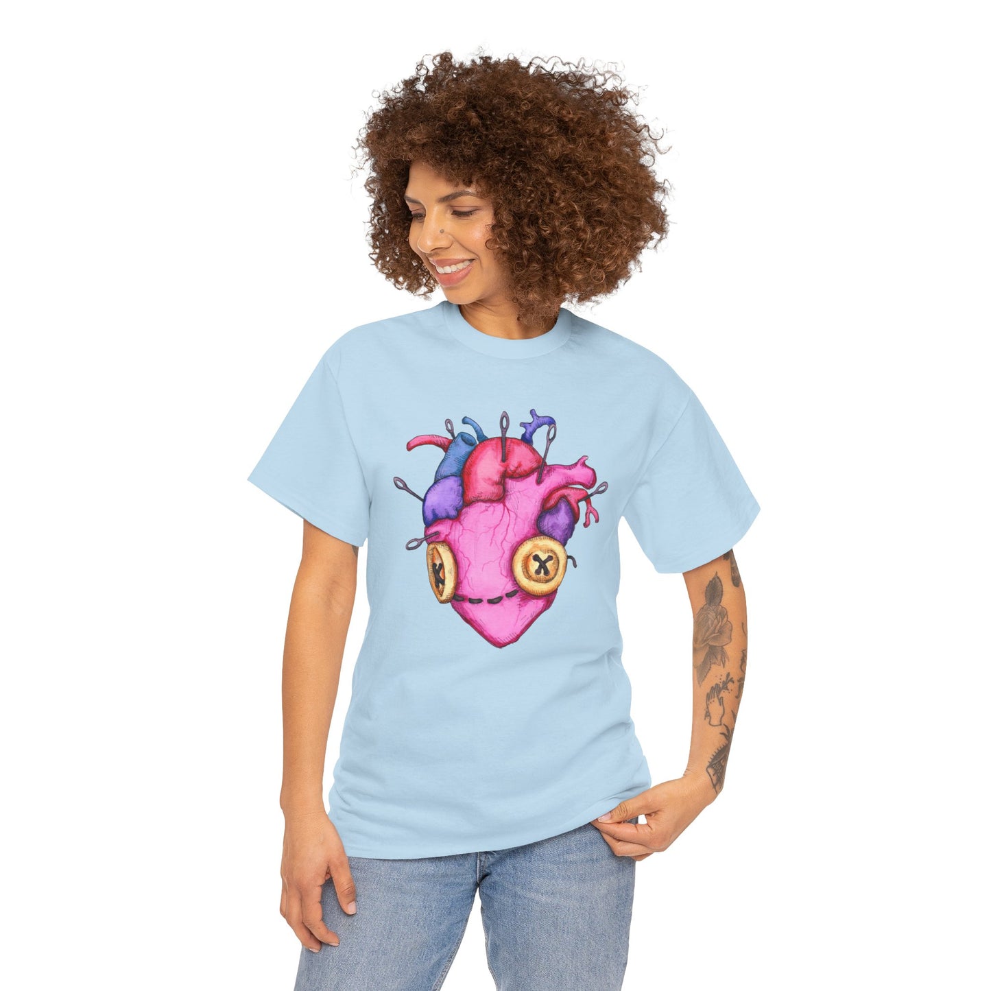 Voodoo Heart Unisex Heavy Cotton Tee