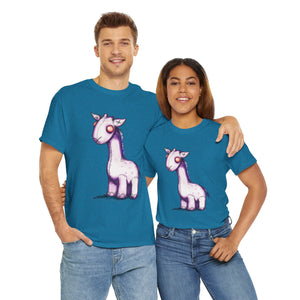 Plushie Giraffe Unisex Heavy Cotton Tee