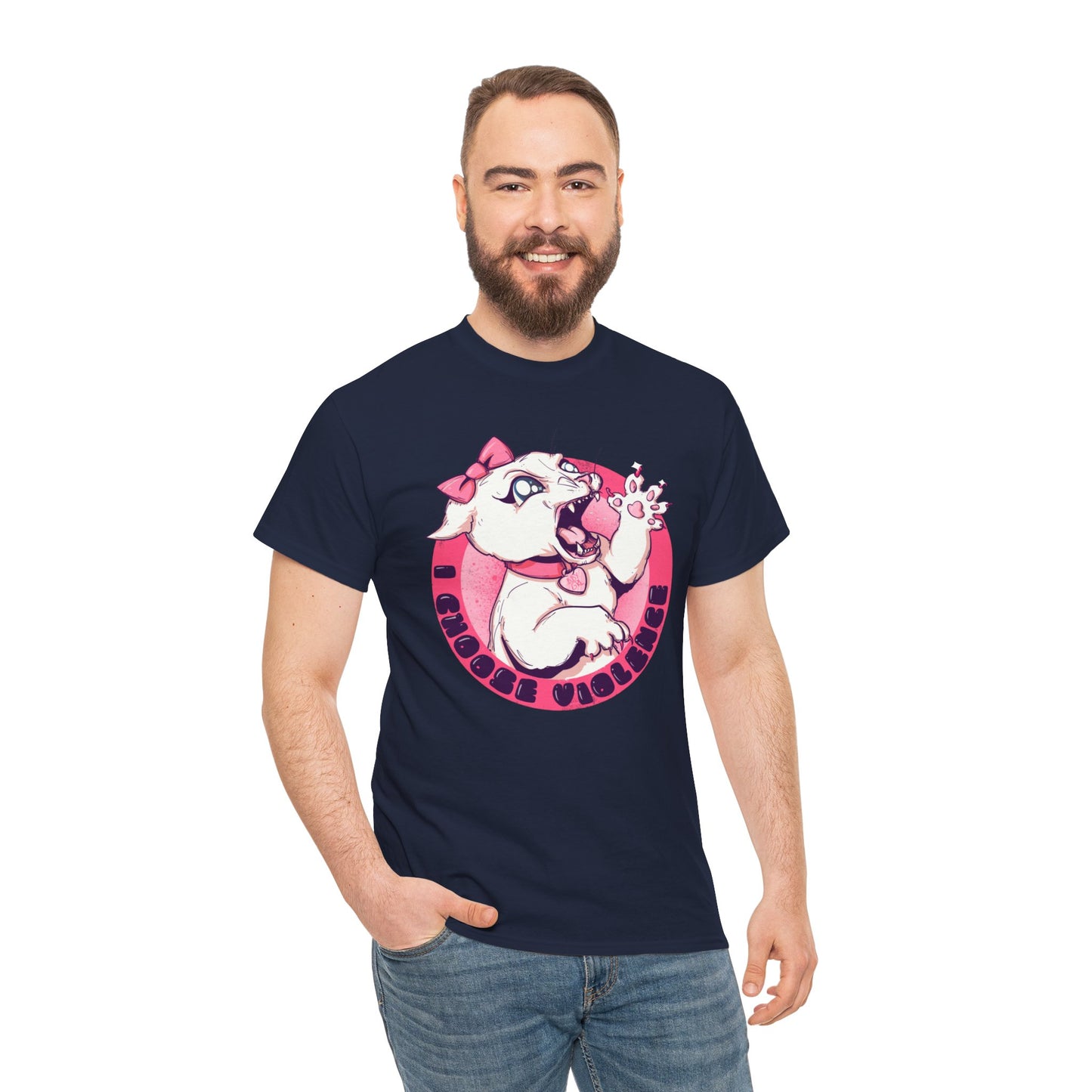 Killer Kitty Unisex Heavy Cotton Tee