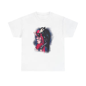 Red Riding Hood & The Wolf Unisex Heavy Cotton Tee