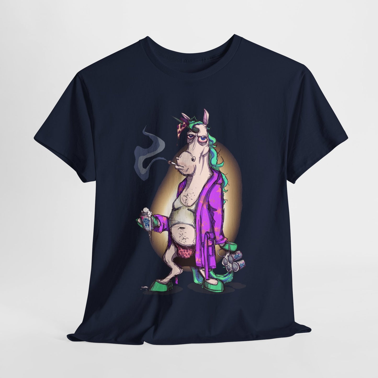 Dontgiveafuckacorn Unisex Heavy Cotton Tee
