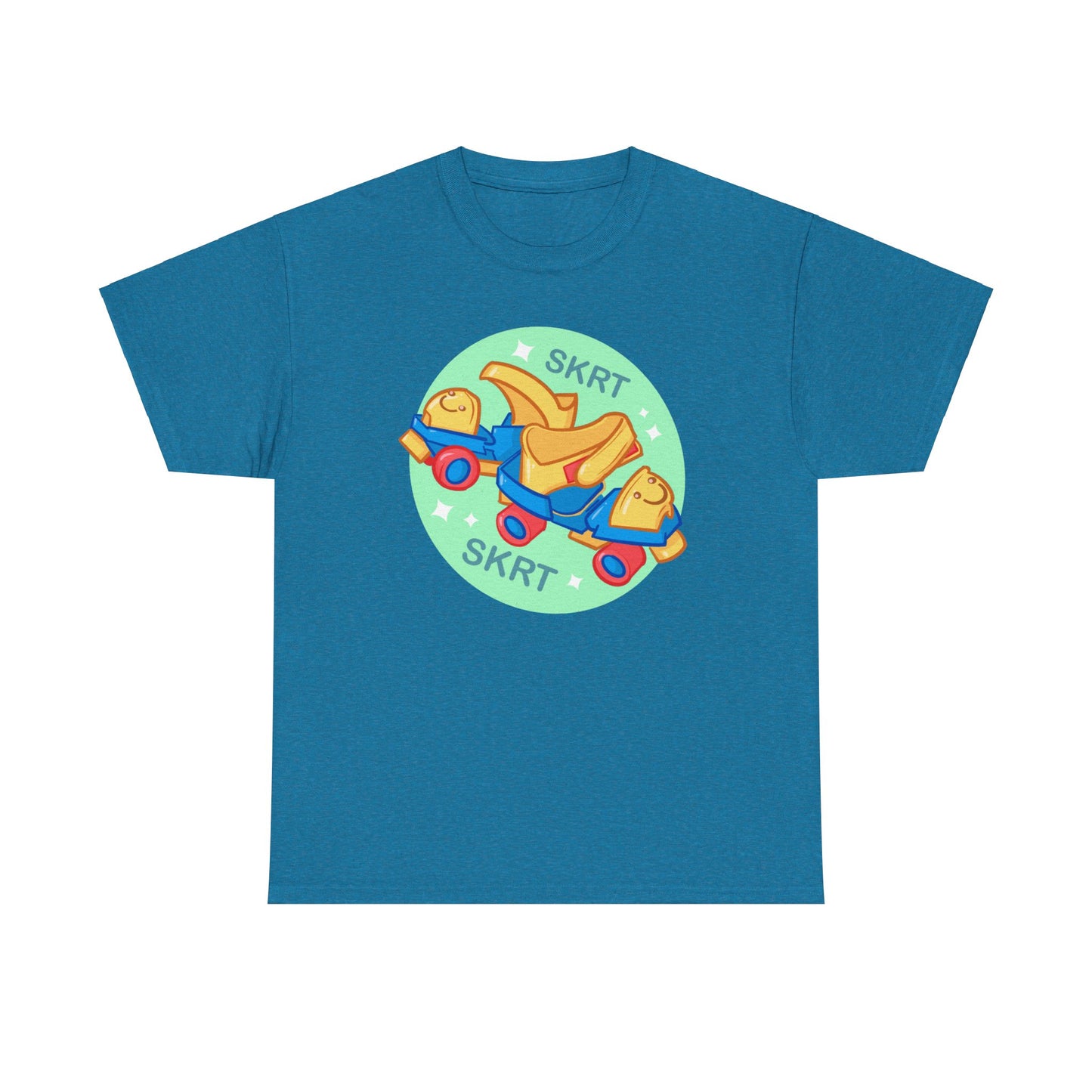 Roller Skates Unisex Heavy Cotton Tee