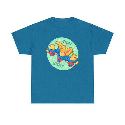 Roller Skates Unisex Heavy Cotton Tee