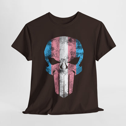 Trans Ally Skull Unisex Heavy Cotton Tee