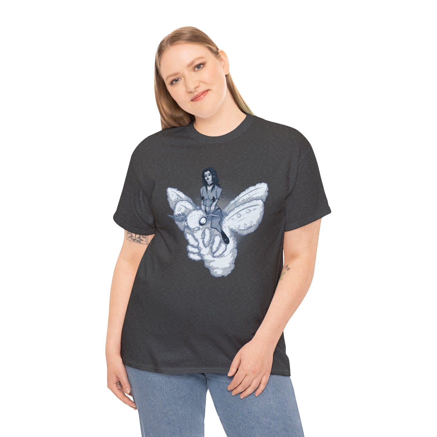 Goth On A Moth Unisex Heavy Cotton Tee