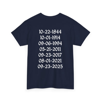 Rapture Survivor (Front & Back Print) Unisex Heavy Cotton Tee