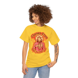 Cheesus Crust Unisex Heavy Cotton Tee