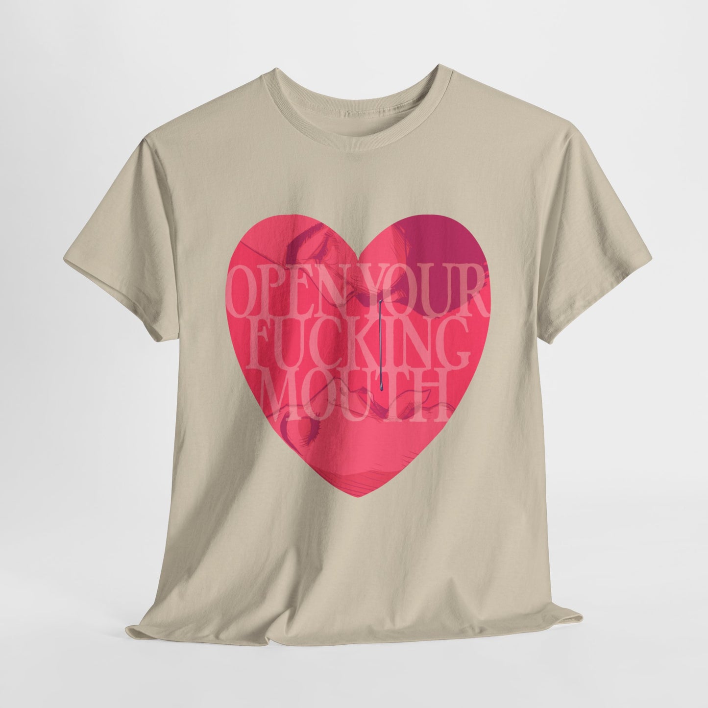 Open Your Mouth Unisex Heavy Cotton Tee