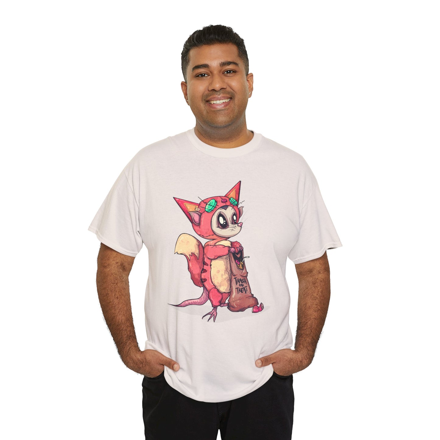 Trash Or Treat Unisex Heavy Cotton Tee