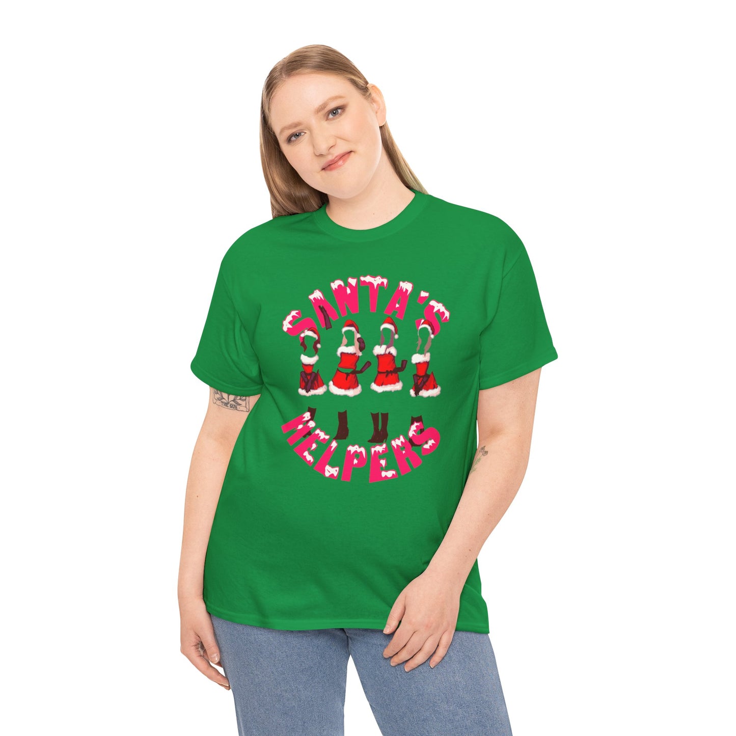Santa's Helpers Unisex Heavy Cotton Tee