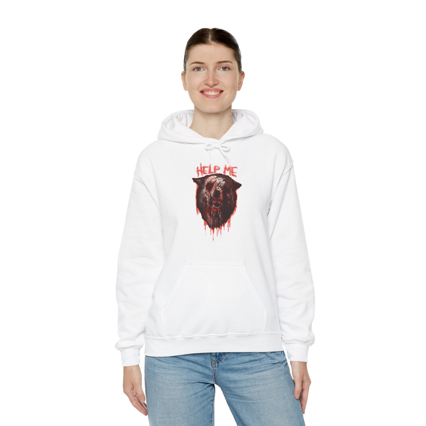 Shimmer Bear Unisex Heavy Blend Hooded Sweatshirt