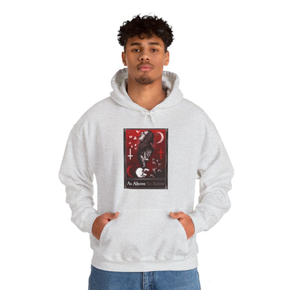 As Above So Below Tarot Unisex Heavy Blend Hooded Sweatshirt