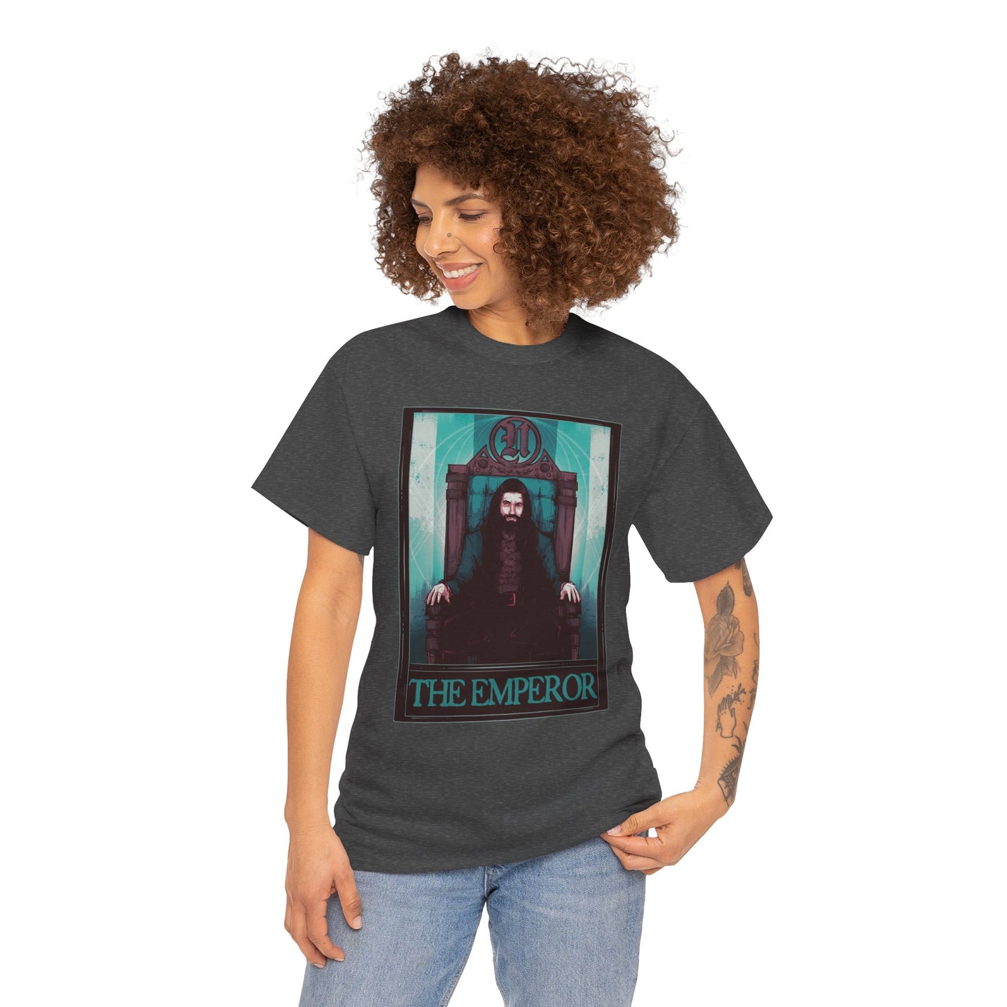 The Vampire Emperor Unisex Heavy Cotton Tee