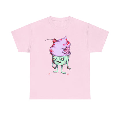 Zombie Cupcake Unisex Heavy Cotton Tee