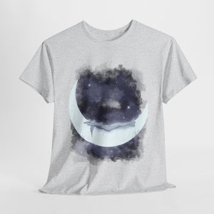 The Girl Who Loved The Moon Unisex Heavy Cotton Tee