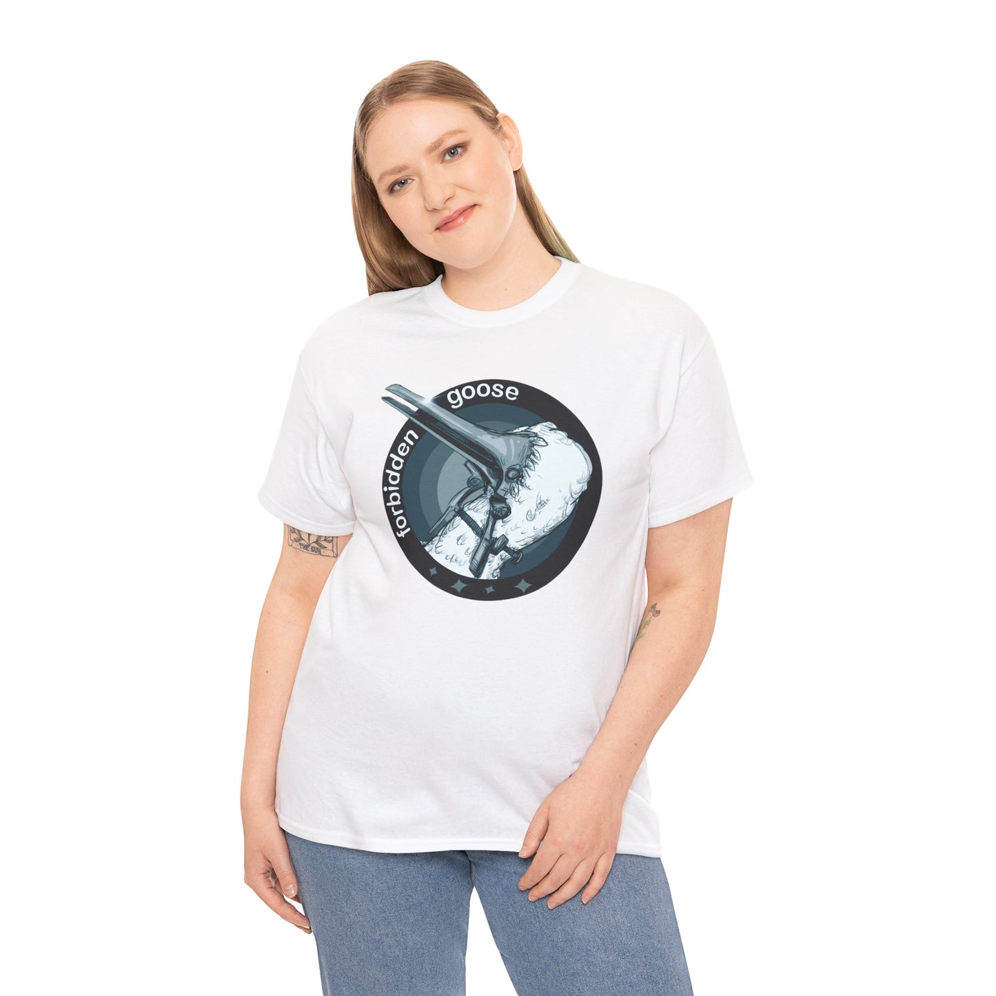 Forbidden Goose Unisex Heavy Cotton Tee