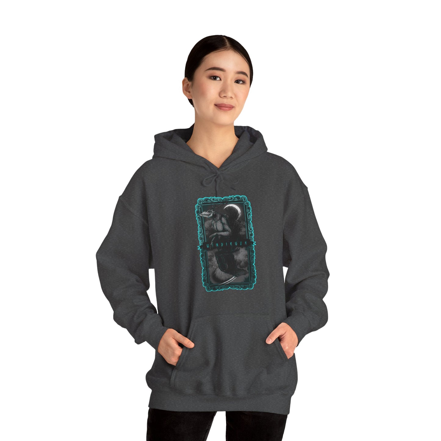 As Above So Below Wendigo Unisex Heavy Blend Hooded Sweatshirt