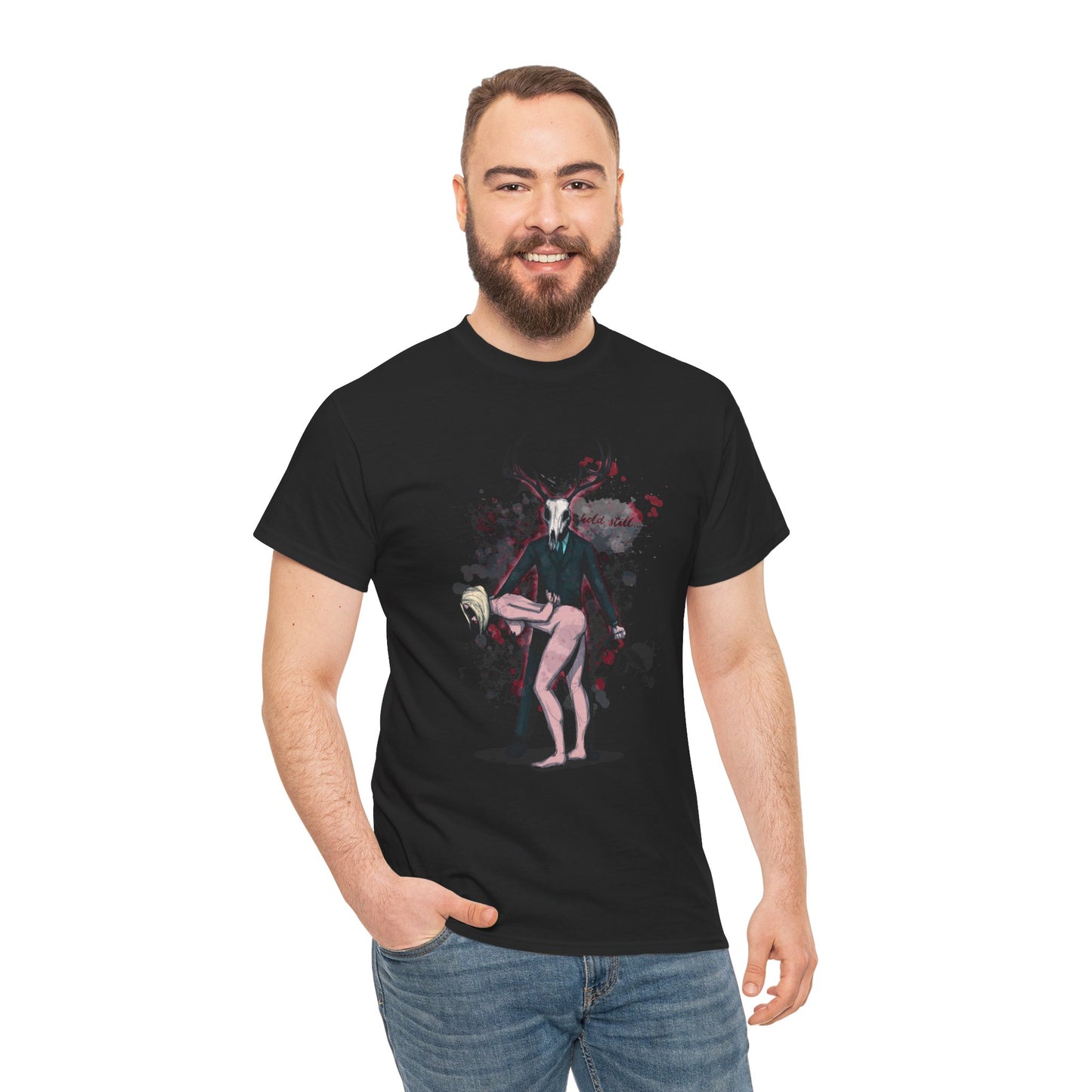Deer Daddy Series 3: Hold Still Unisex Heavy Cotton Tee